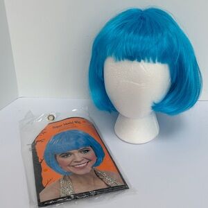 Blue Super Model Wig